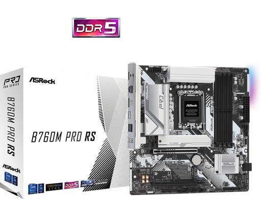 ASRock B760M Pro RS Motherboard Micro ATX με Intel 1700 Socket DDR5 Asrock