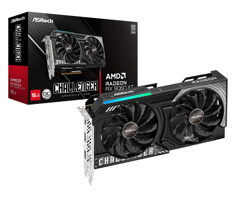 ASRock Radeon RX 9060 XT 16GB GDDR6 Challenger OC Asrock