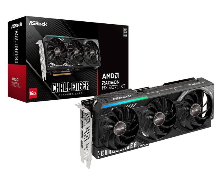 ASRock Radeon RX 9070 XT 16GB GDDR6 Challenger Asrock