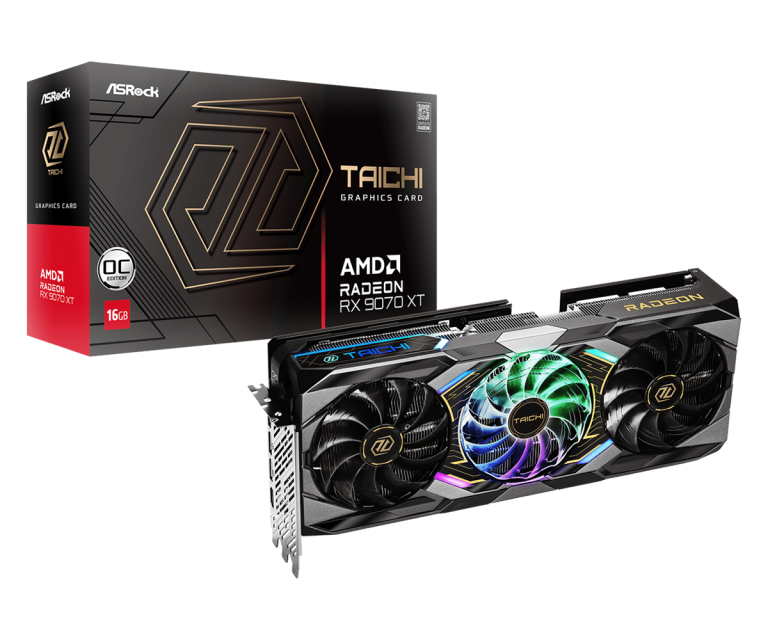 ASRock Radeon RX 9070 XT 16GB GDDR6 Taichi OC Asrock