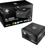 ASRock Steel Legend SL-1200G 1200W Μαύρο Τροφοδοτικό Υπολογιστή Full Modular 80 Plus Gold Asrock