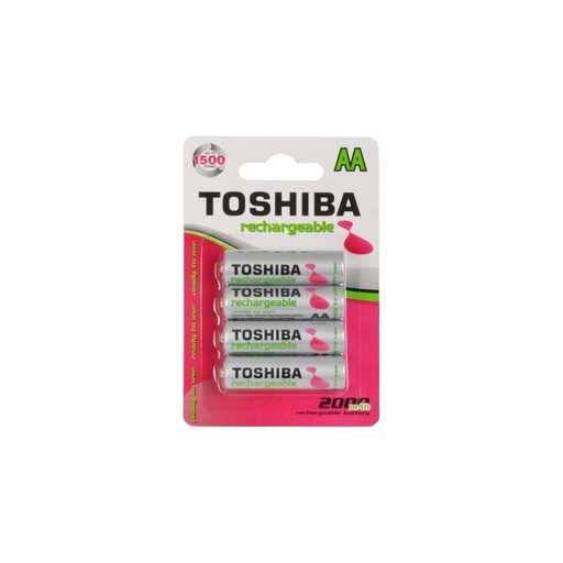 BATTERY RECHARGABLE AA 2000mAH 4PCS BLISTER PACK NI-MH Toshiba