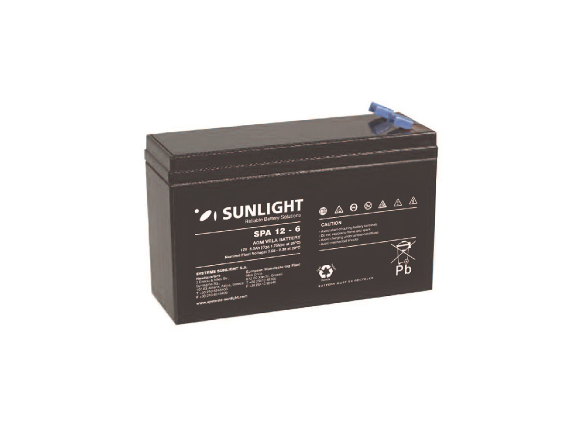BATTERY VRLA RECHARGABLE 12V-6AH FOR UPS NEW - Repairland