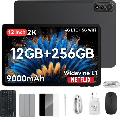 Blackview MEGA 2 – 12" Android 15 Tablet με WiFi | 12GB RAM
