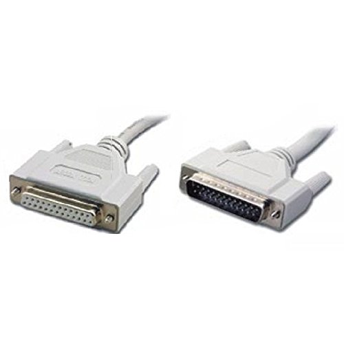 CABLE DB25 MALE TO DB25 FEMALE WHITE - Repairland