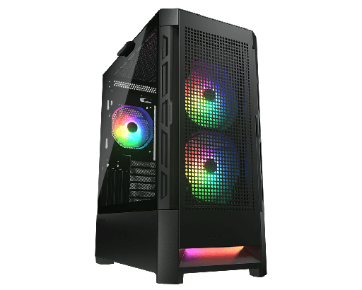 Cougar AirFace RGB Gaming Midi Tower Black Cougar