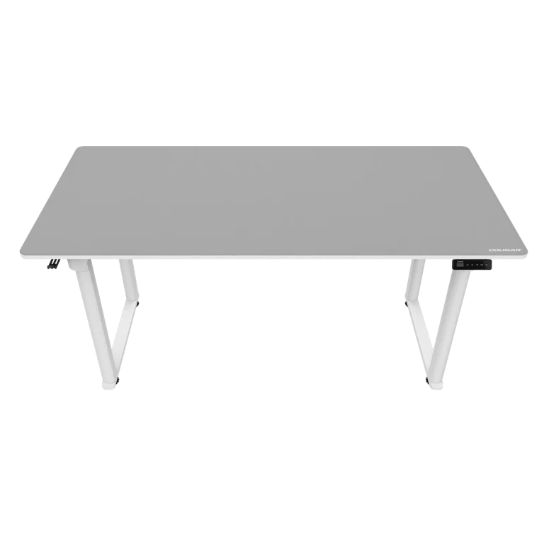 Cougar E-Grav 160 Ηλεκτρικό Gaming Desk 160x75cm Ρυθμιζόμενου Ύψους Λευκό Cougar