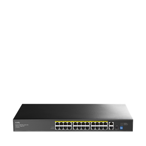 Cudy FS1026PS1 – Unmanaged PoE+ Switch με 24x PoE και 2 uplink Cudy