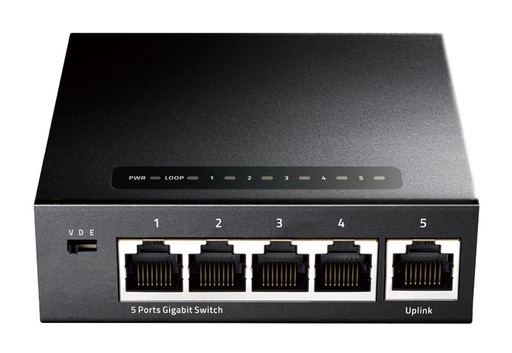 Cudy GS105 – Unmanaged L2 Switch με 5 θύρες Gigabit Ethernet Cudy