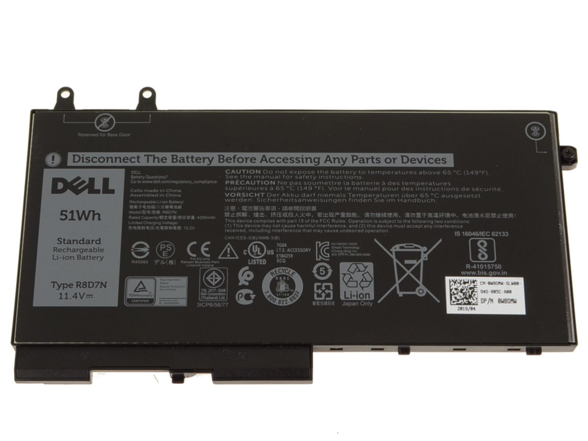 DELL LATITUDE 5400 5410 5500 5510 BATTERY 11.4V NEW - Repairland