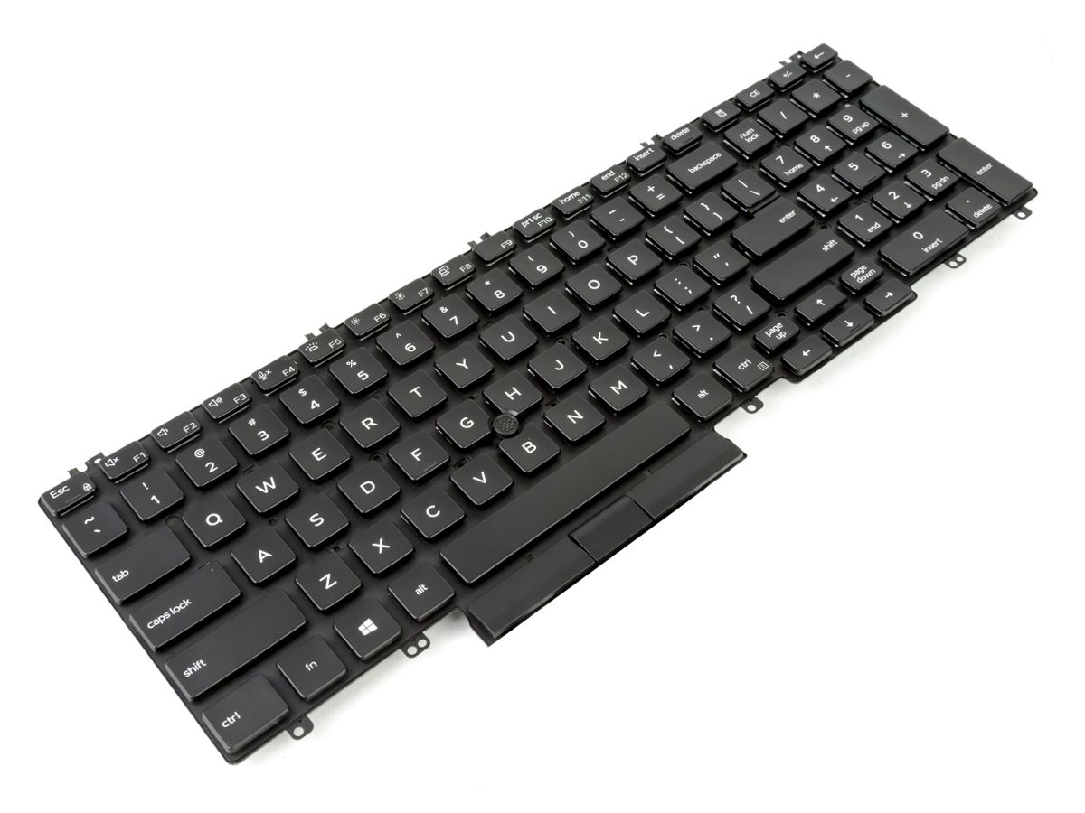 DELL LATITUDE 5500 5501 5510 KEYBOARD US BL NO FRAME NEW - Repairland