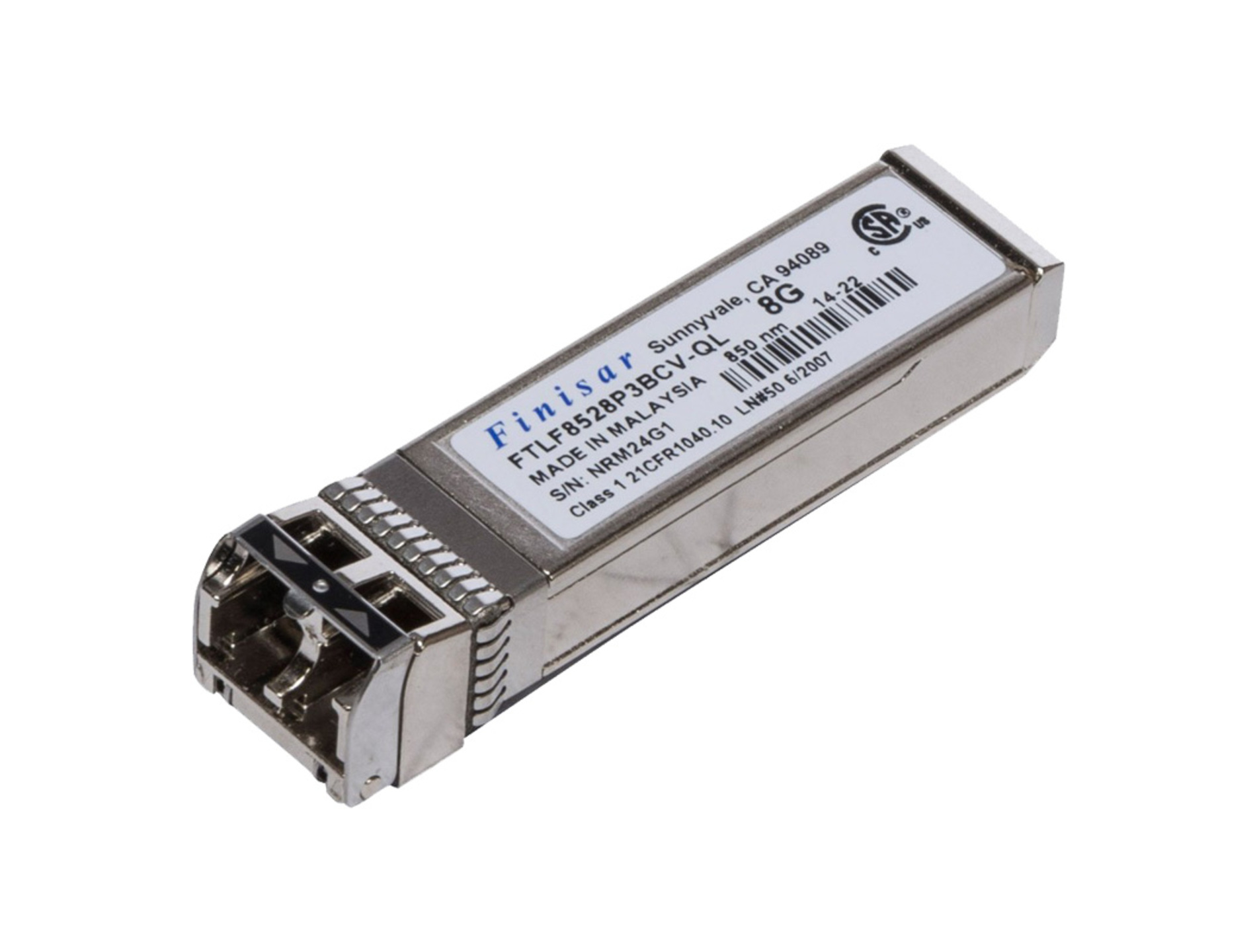 FC SFP FINISAR 8GB LC FTLF8528P3BCV-QL - Repairland
