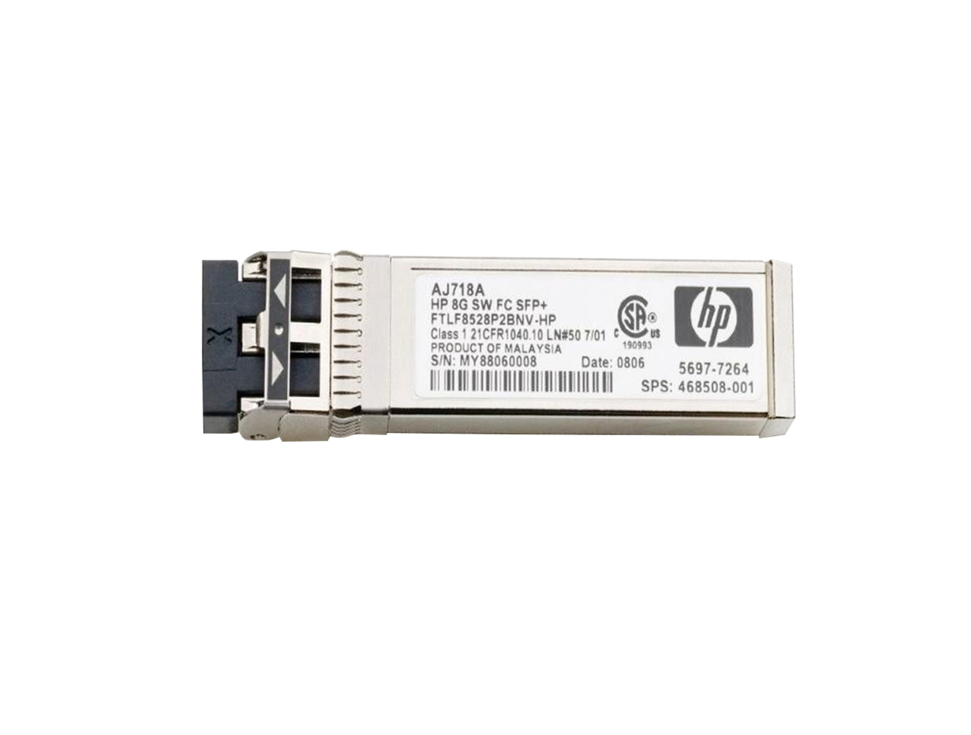 FC SFP+ HP 8GB LC SW MMF AJ718A - Repairland
