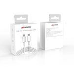 Hikvision USB 2.0 Cable USB-C male - USB-C male Λευκό 1m Hikvision
