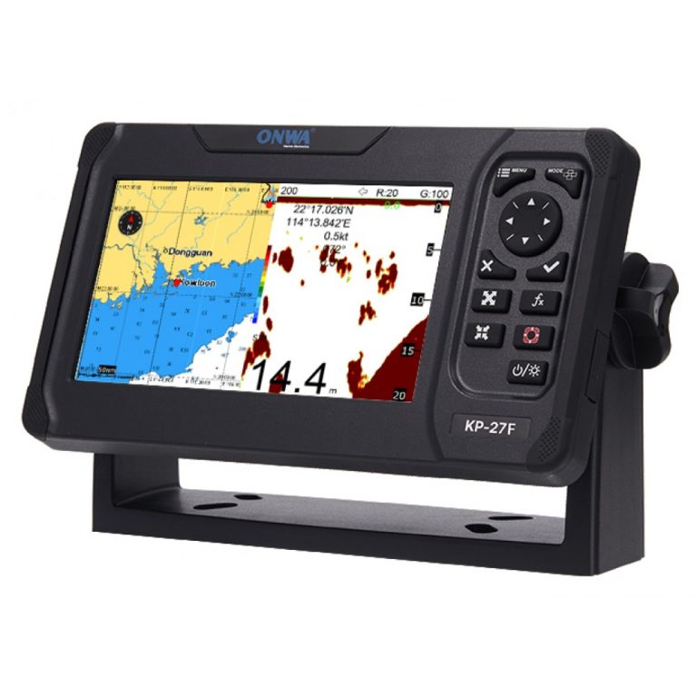 ONWA KP-27F 7" LCD Multifunctional Marine GPS Chart Plotter Built-in Fish Finde ONWA