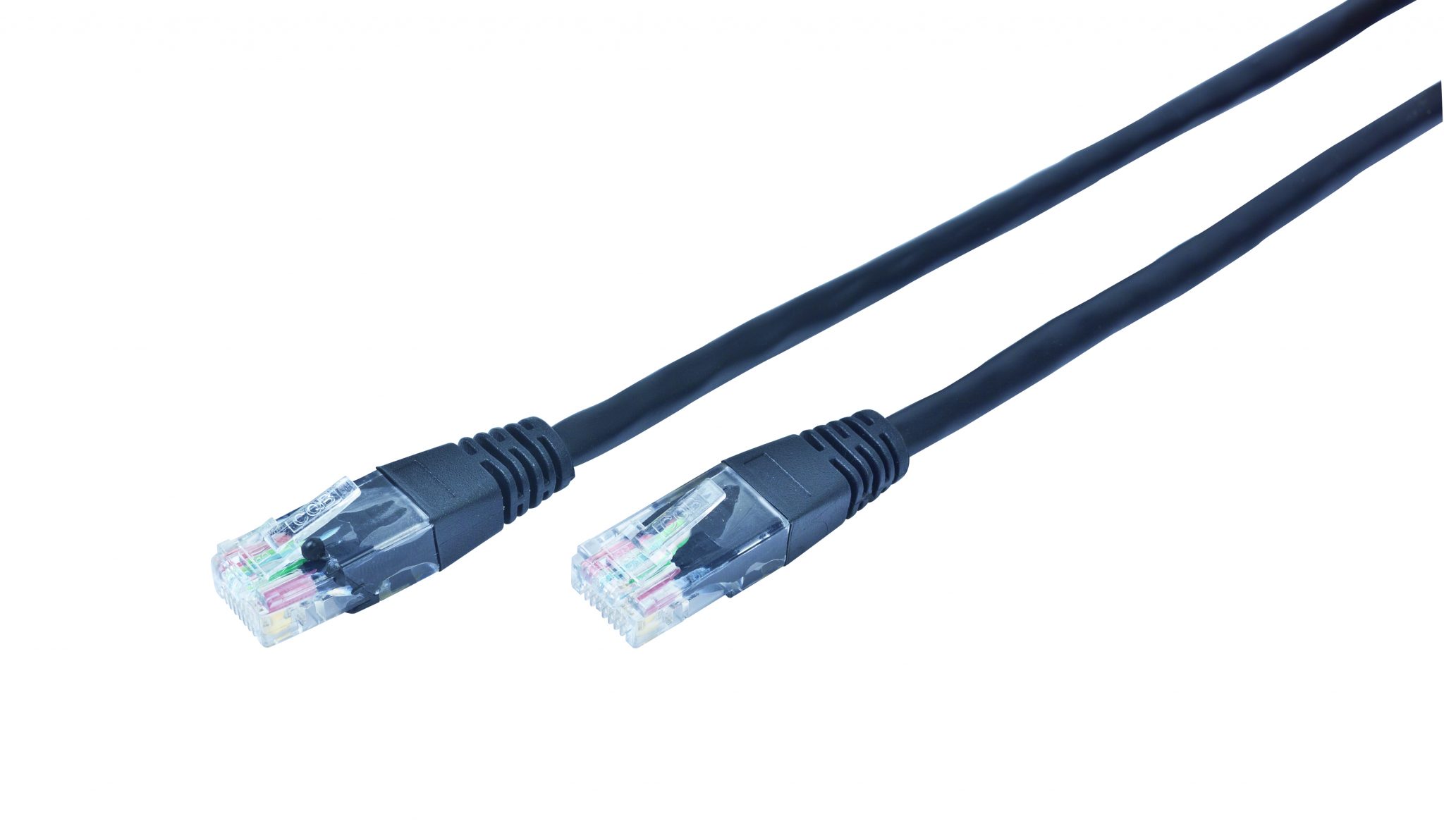 PATCH CORD UTP CABLE CAT5E 2.4M BLACK - Repairland