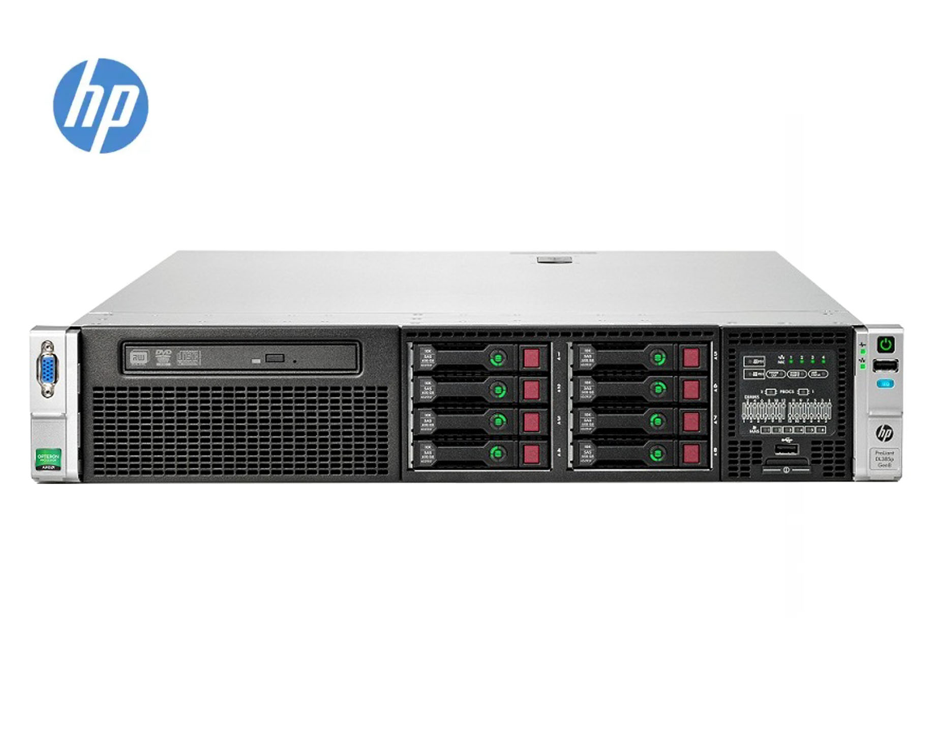 SERVER HP DL380p G8 8SFF 2xE5-2650/P420i-1GBwB/4x4GB/2x750W/ILO DEGRADED - Repairland