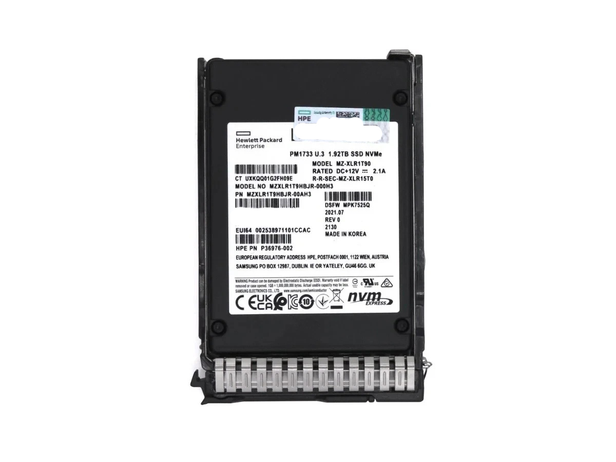 SSD SRV 1.92TB HP NVMe 2.5" - P20735-001 - Repairland