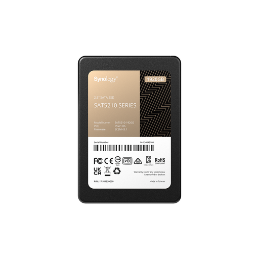 Synology SAT5221-3840G SSD 3840GB 2.5'' SATA III Synology