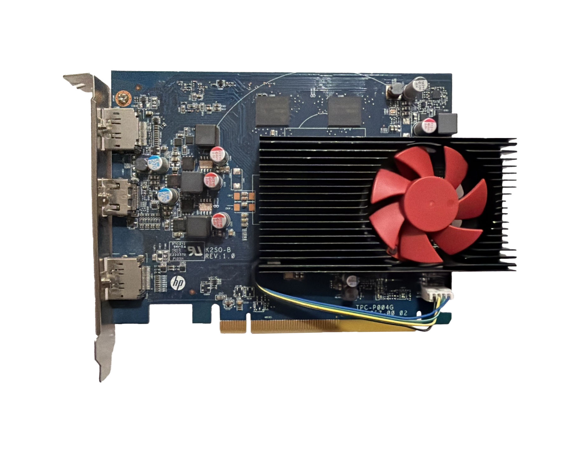 VGA 4GB DDR5 AMD RADEON RX550  2x DISPLAY PORT/1x HDMI PORT PCI-EX - Repairland