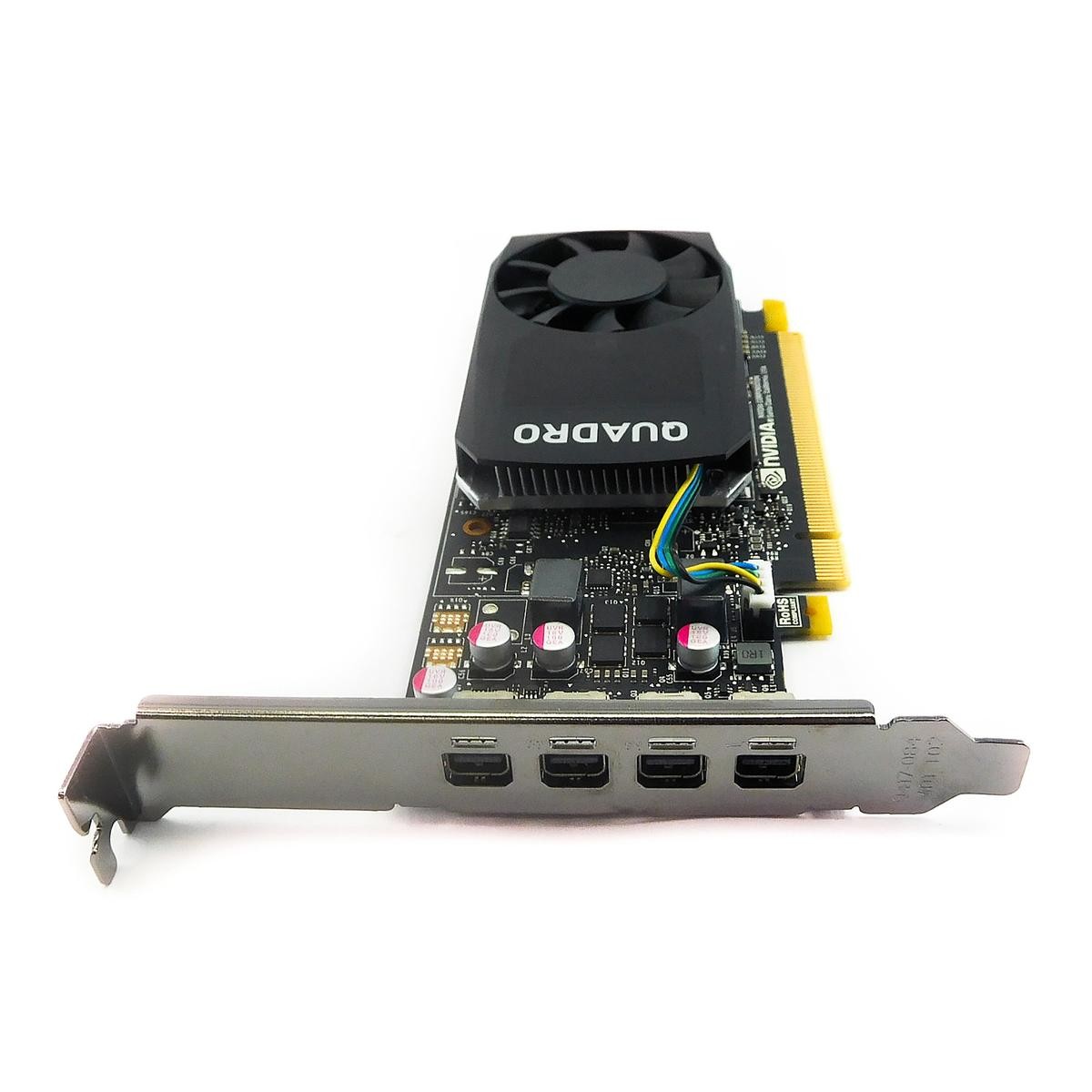 VGA 4GB GDDR5 NVIDIA QUADRO P1000 4xMINI DISPLAY PORT PCI-EX - Repairland