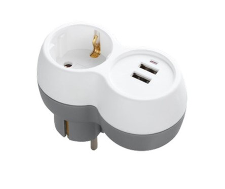 Technik Professional Πρίζα 1 Θέση + 2 USB-A 16A Technik