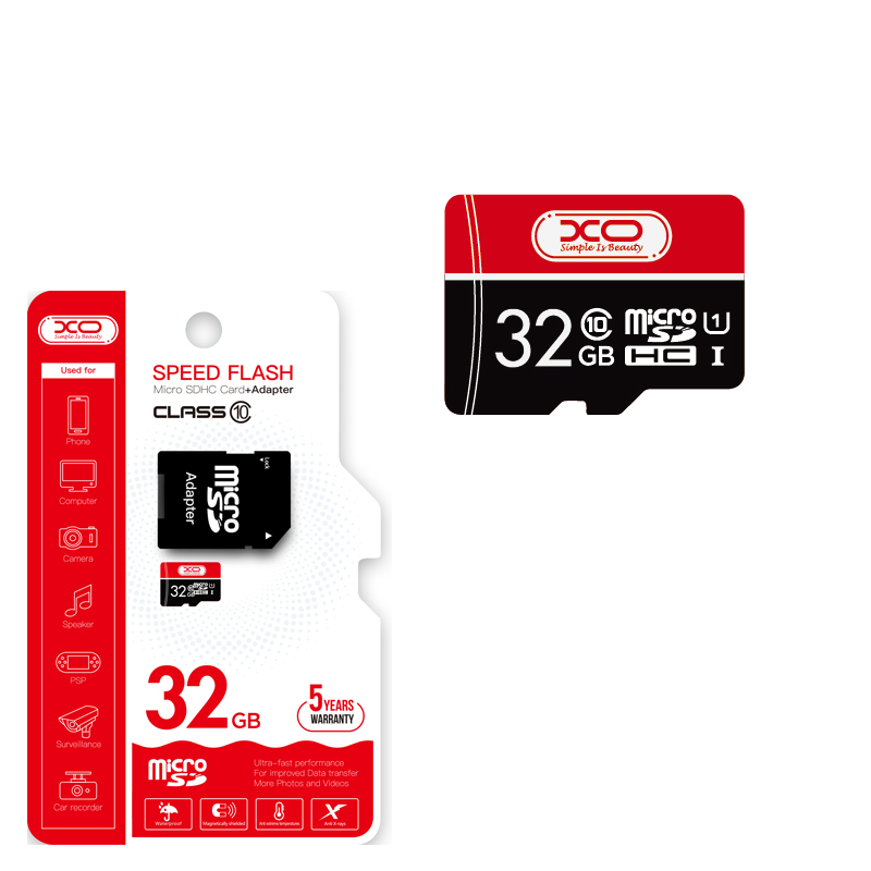 XO Κάρτα Μνήμης 32GB CL10 Micro SD XO