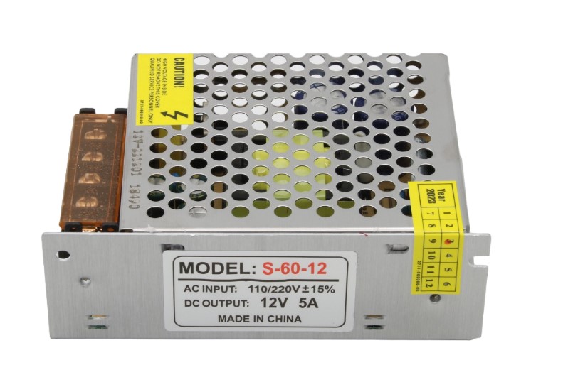 Τροφοδοτικό Switching 60W 12V 5A Atc