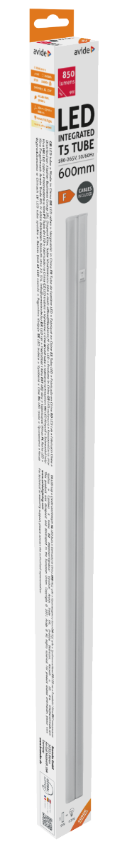 Avide LED Πάγκου Κουζίνας 9W 600mm Λευκό 4000K με Πρίζα Avide