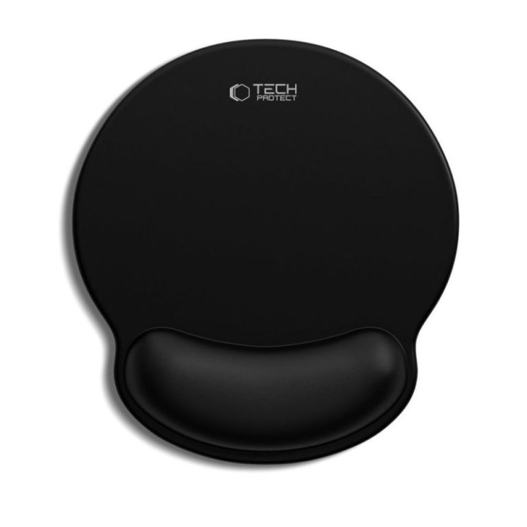 Tech-Protect Mouse Pad (250mm) με Στήριξη Καρπού Μαύρο - Tech-Protect