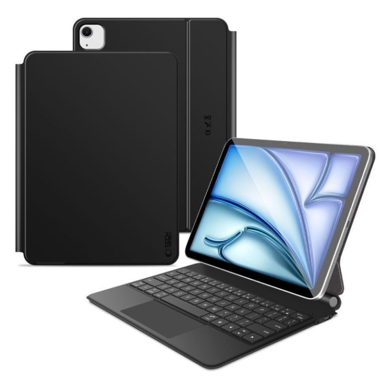 Tech-Protect Smartcase Flip με Πληκτρολόγιο Μαύρη (iPad Air 10.9”4/5(2020-2022)