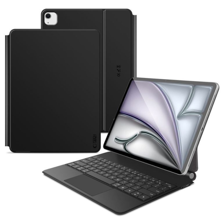 Tech-Protect Smartcase Flip Cover με Πληκτρολόγιο Μαύρη (iPad Pro 12.9” 4/5/6