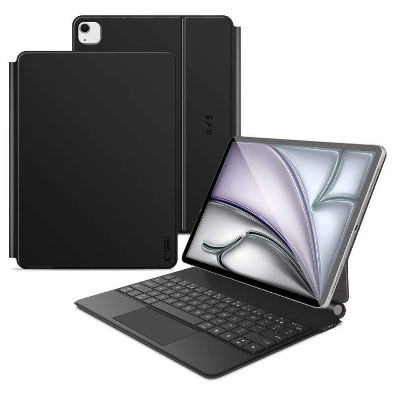 Tech-Protect Smartcase Flip Cover με Πληκτρολόγιο Μαύρη (iPad Pro 12.9” 4/5/6
