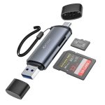 Tech-Protect Ultraboost Card Reader USB 3.0 Type-C για SD/microSD Γκρι