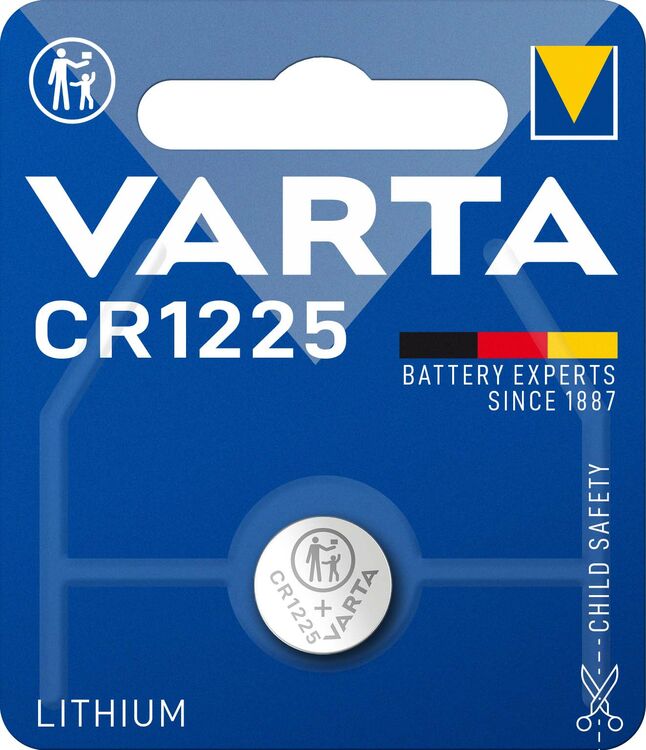 Varta Κουμπί Λιθίου CR1225 (1τμχ) Varta