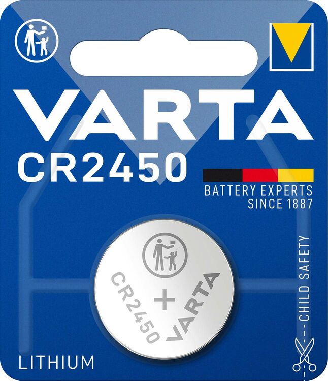 Varta Κουμπί Λιθίου CR2450 (1τμχ) Varta