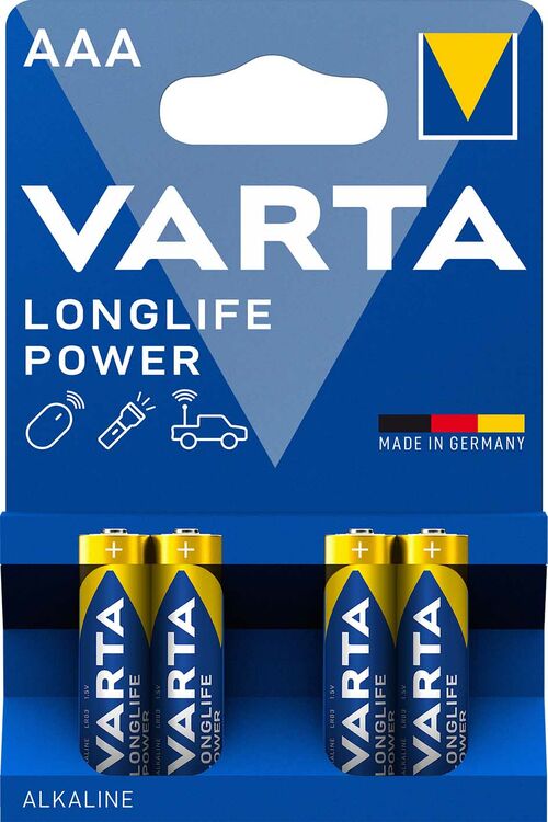Varta Longlife Power LR03 AAA (4τμχ) Varta