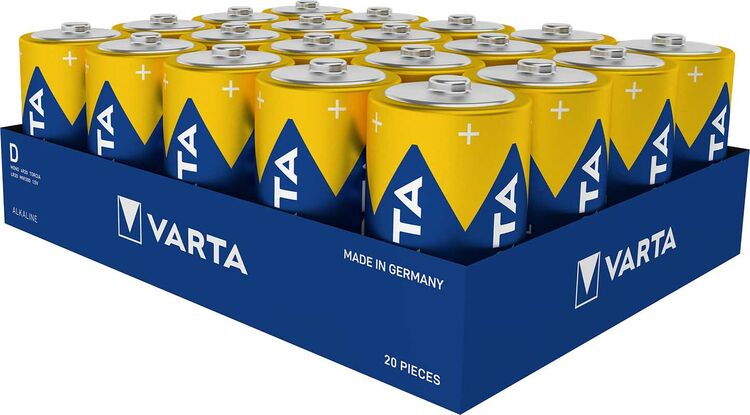Varta Χύμα LR20 D (20τμχ) Varta