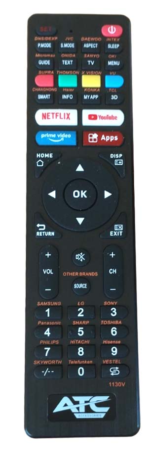 Τηλεχειριστήριο Universal All Brand L1130V Atc