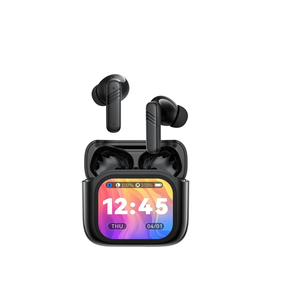 XO X50 Ακουστικά Bluetooth με Λειτουργίες ANC+ENC Dual Mic TWS & Smart LCD Οθόνη XO