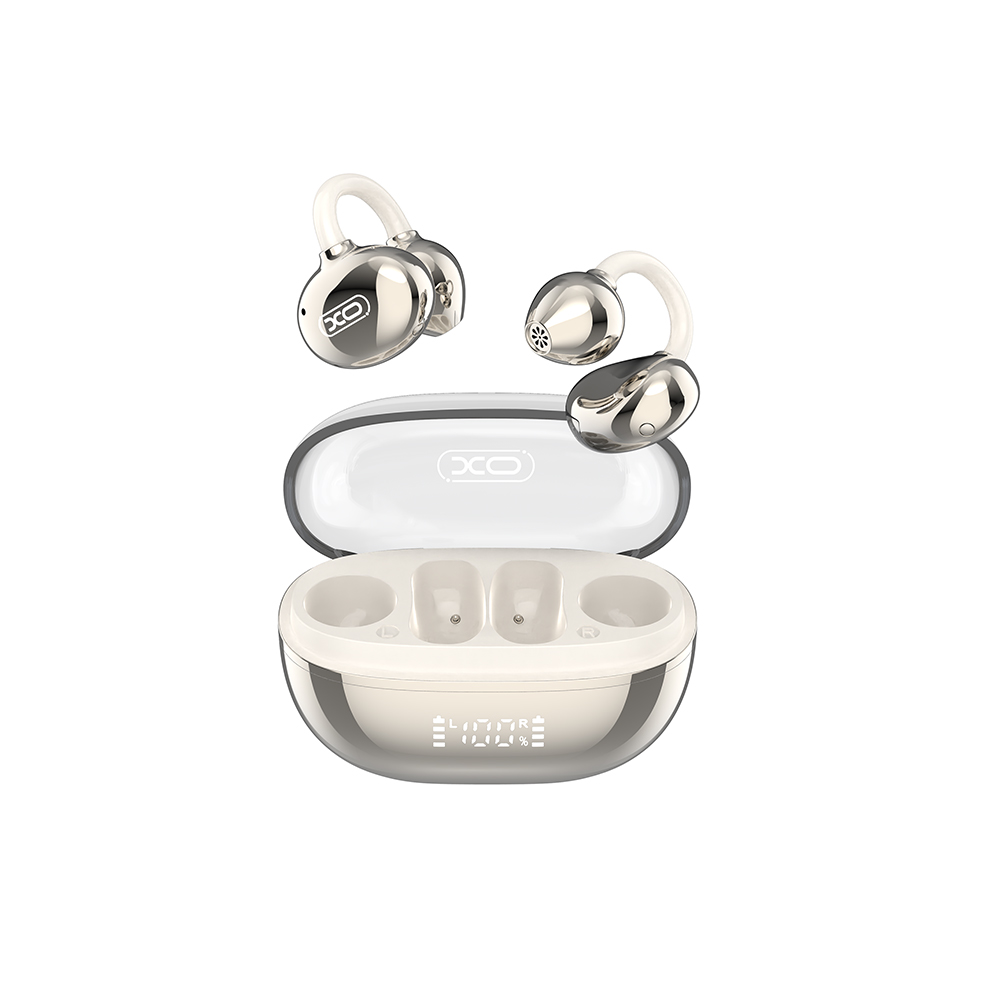 XO G43 Ακουστικά Bluetooth με Διαφανή Επιμεταλλωμένο Σχεδιασμό OWS Χρυσά XO