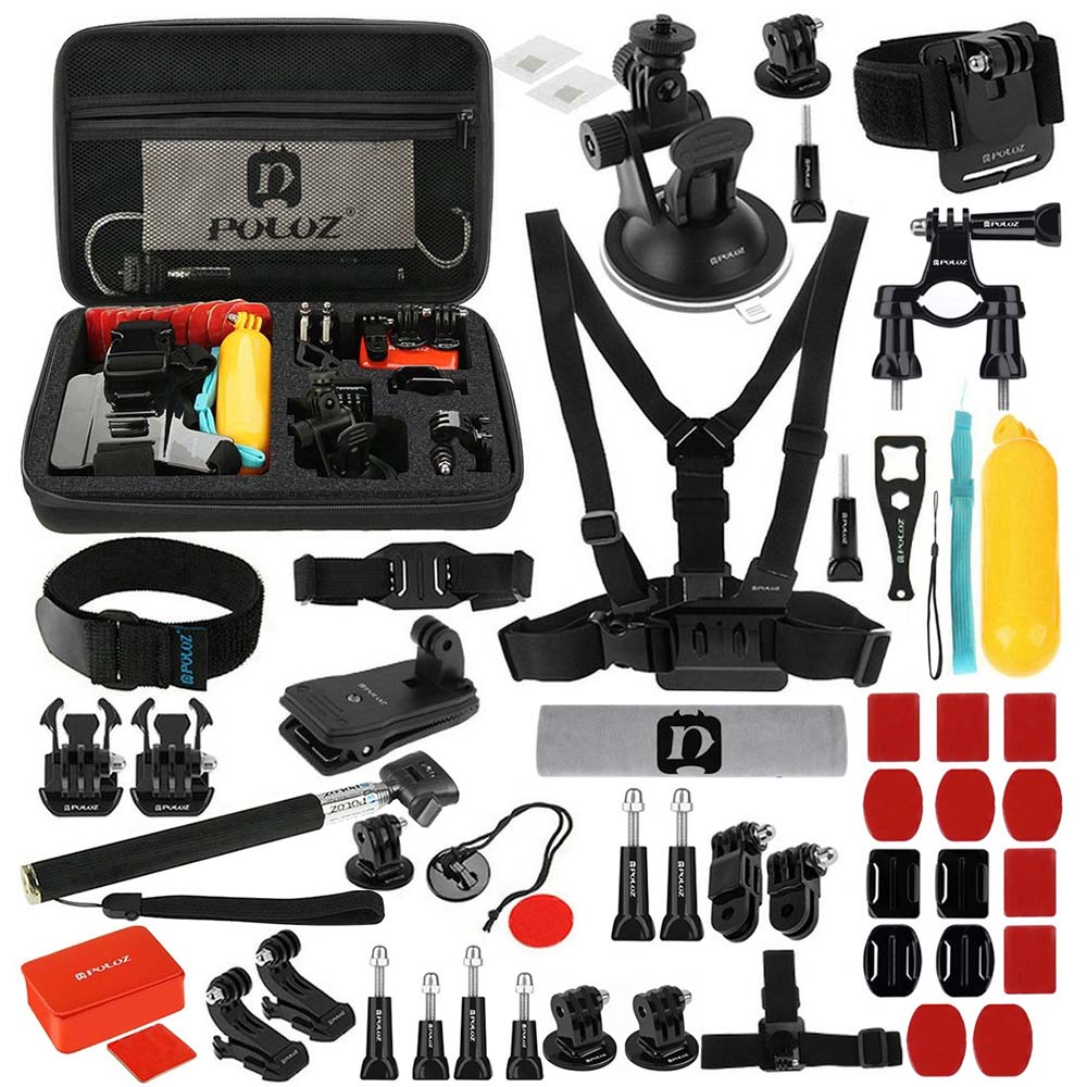 Puluz Σετ Αξεσουάρ 53-σε-1 για GoPro / Action Cameras Puluz