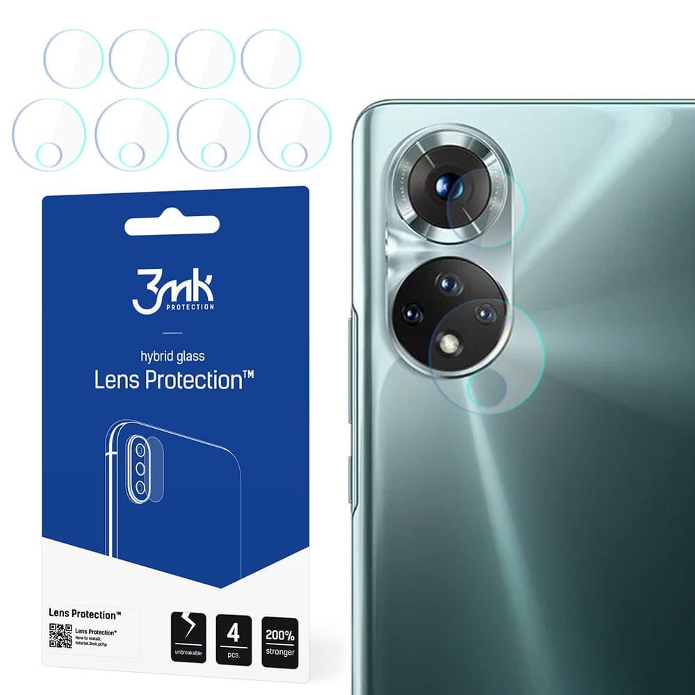 3MK FG Camera Lens Flexible Glass Film Prοtector 7H (4τμ) Honor 50 5G / Nova 9 3MK