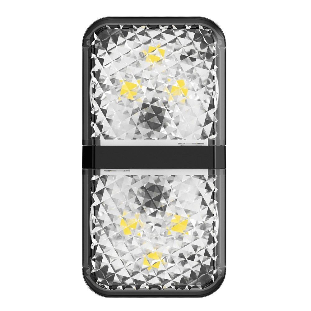 BASEUS LED Προειδοποίησης Ανοιχτής Πόρτας Αυτοκινήτου 2τμχ Μαύρο Baseus
