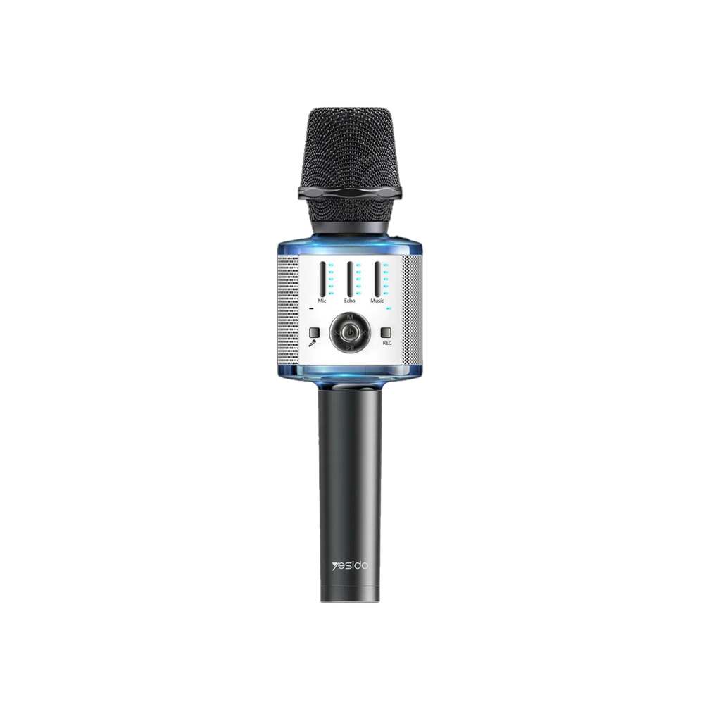 Μικρόφωνο Bluetooth Karaoke με Ενσωματομένο Ηχείο Yesido KR10 Μαύρο Yesido