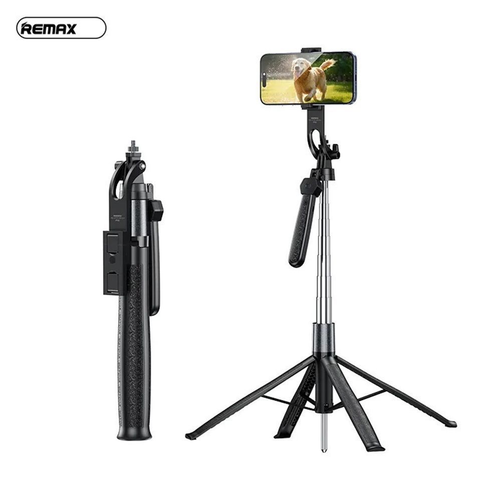 REMAX P30 Selfie Stick & Tripod Combo με Bluetooth Remote Controller Μαύρο REMAX