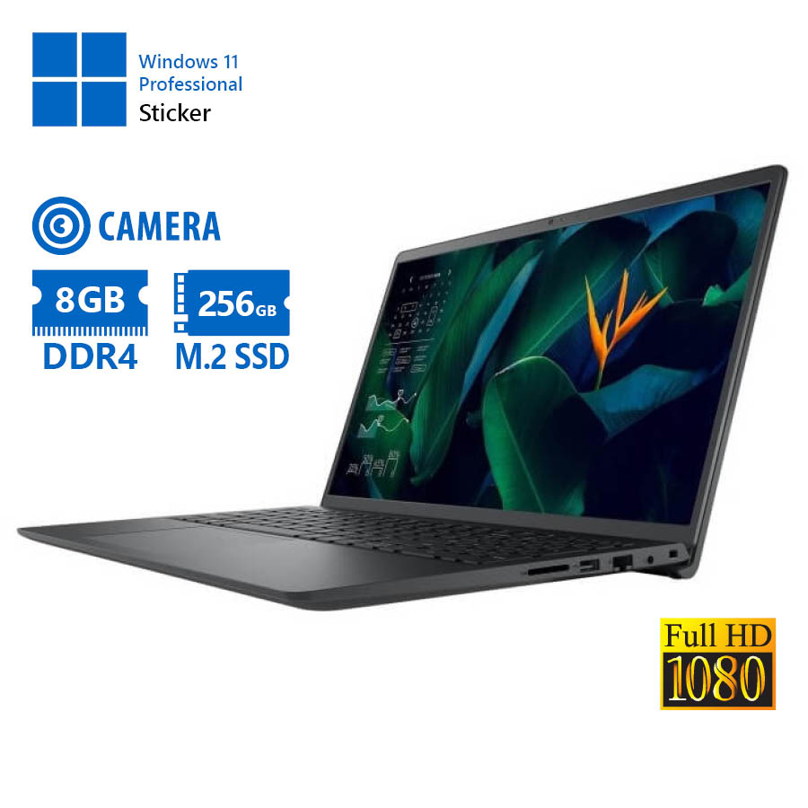 Dell Vostro 15-3515 Ryzen 3 3250U/15.6``FHD/8GB DDR4/256GB M.2 SSD/No ODD/Camera/11P Grade A Refurbi