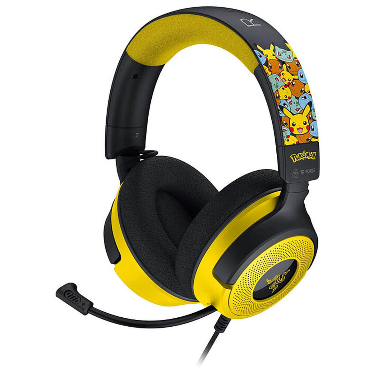 Razer Kraken V4 X - Pokemon Kanto Starters - USB RGB 7.1 Gaming Headset - 40 MM Driver - PC/PS5/PS4